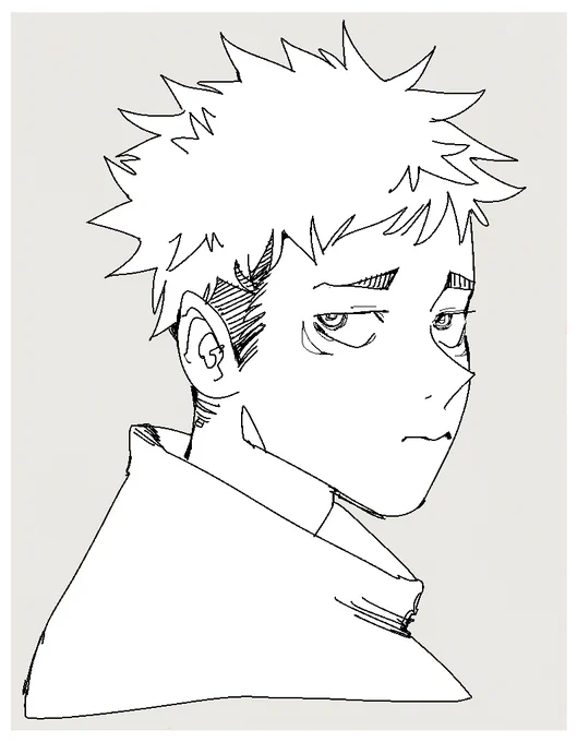 not a lot of time to draw recently but itadori sure is cute 