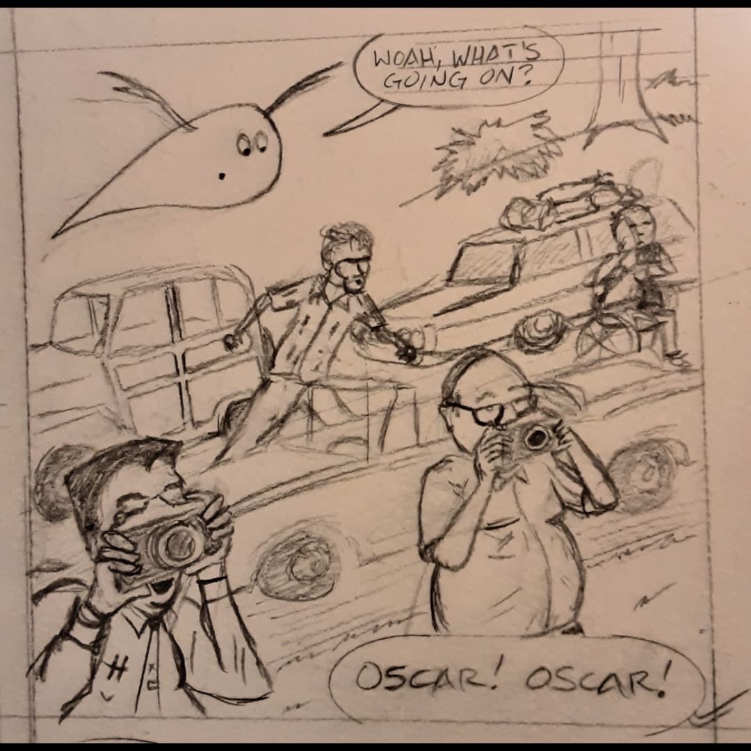 Loose_Apples's tweet photo. Sometimes I just know I'm going to like the pencil drawing better than the finished one. 
.
#process #artprocess #comicsprocess #comics #ghost #yogibear https://t.co/Dze7f1zPhp