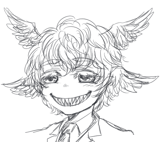 一次創作は自分で描いて自分で満足しちゃうからちゃんときれいに描いてない 