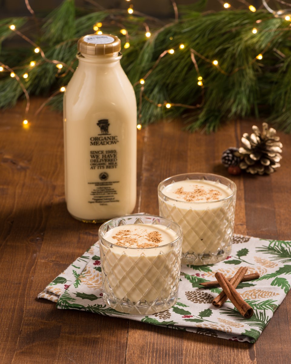 A cup of festive cheer ❄️ Our classic Egg Nog recipe is made with organic eggs and just the right balance of flavours for a delightfully distinct taste that is sure to get you into the holiday spirit.