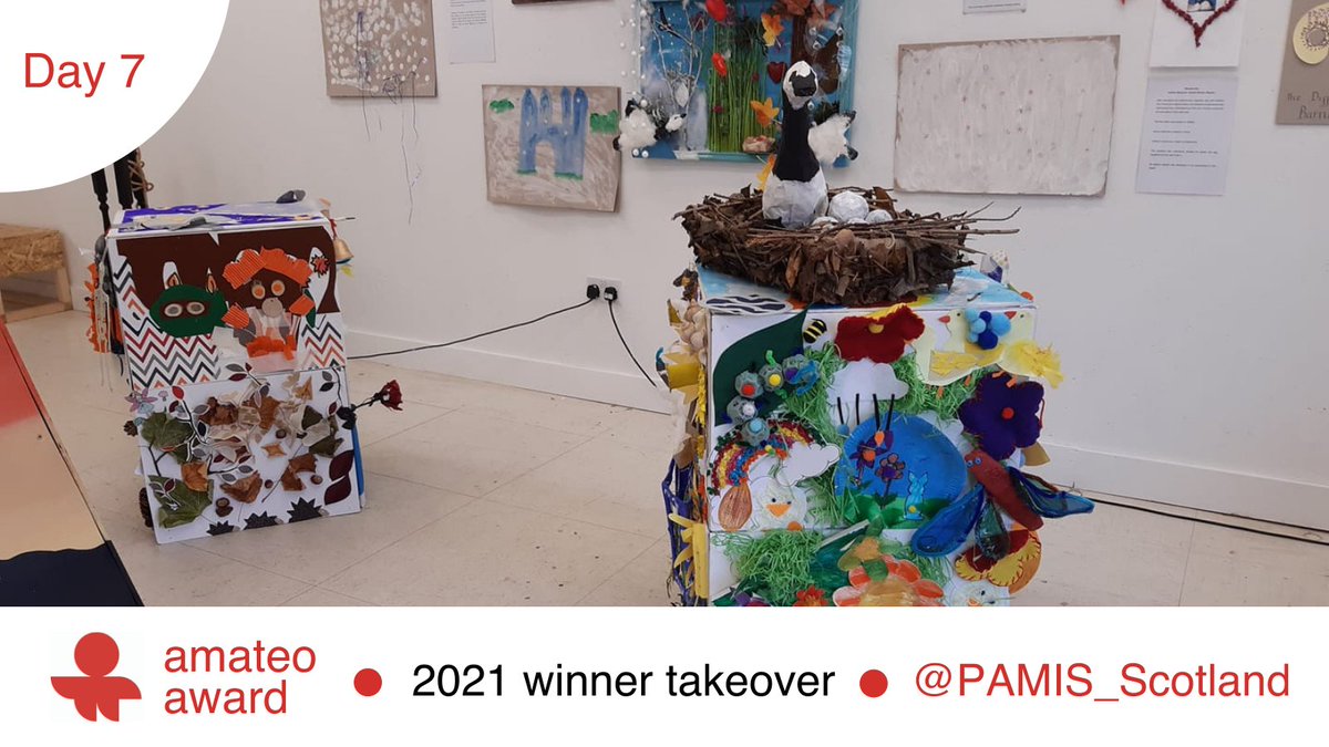 Most recently, <a href="/PAMIS_Scotland/">PAMIS</a> have been working closely with a number of partners in exploring climate change with those with #PMLD and learning disabilities. This exhibition was created for the Wild Goose Festival for 2021.