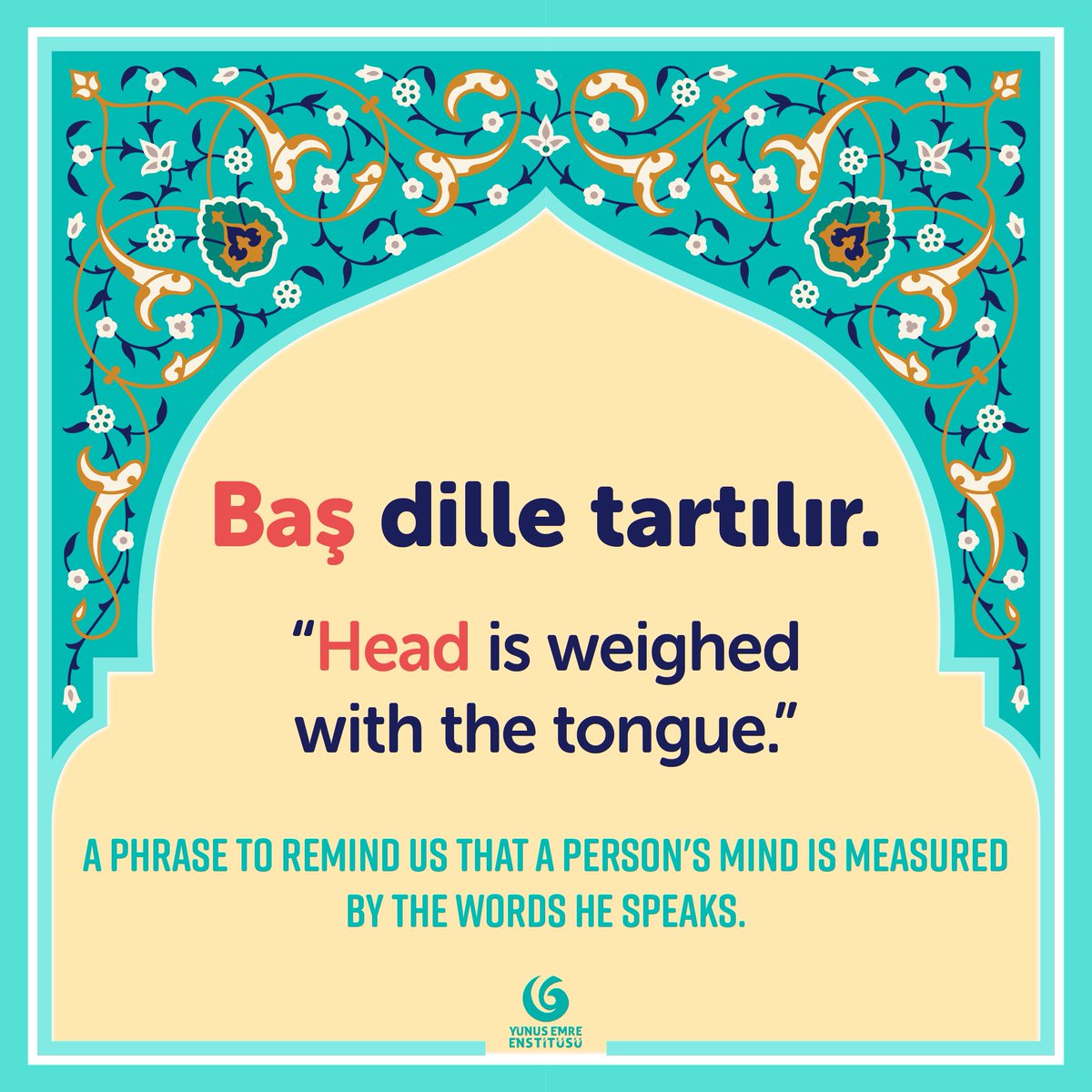 yeeamerika's tweet photo. 🇹🇷 ❝Baş dille tartılır❞

🇺🇸 ❝Head is weighed with the tongue❞

#MerhabaMonday #TurkishIdioms 
#NewLanguage #TurkishCulture https://t.co/H0PYWnCbtO