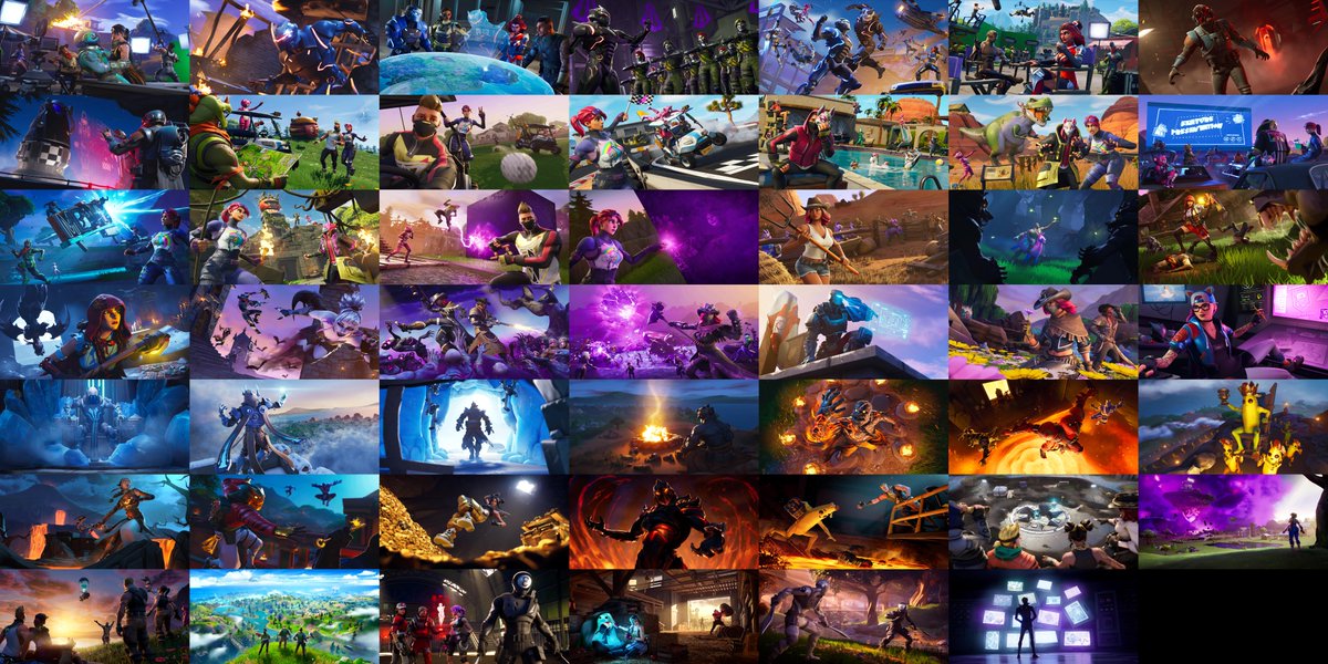 HYPEX's tweet image. I miss when Epic used to make these weekly storyline loading screens..