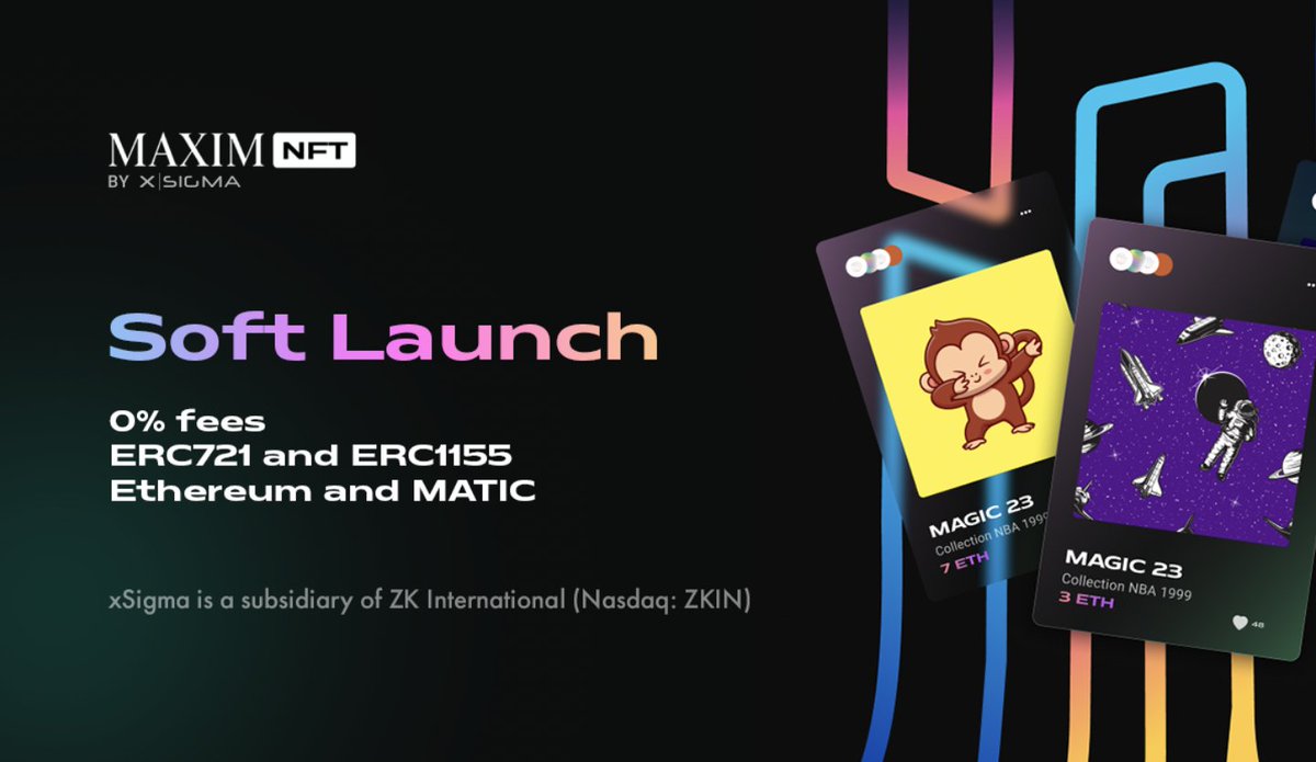 maximnft's tweet photo. 💥 MaximNFT Soft Launch Today

We are excited to announce that MaximNFT, an #NFT marketplace by @MaximMag and xSigma, will launch publicly on November 29th at 5 pm EST! 

https://t.co/YbSalrS8sm https://t.co/QhQi2SzHAE