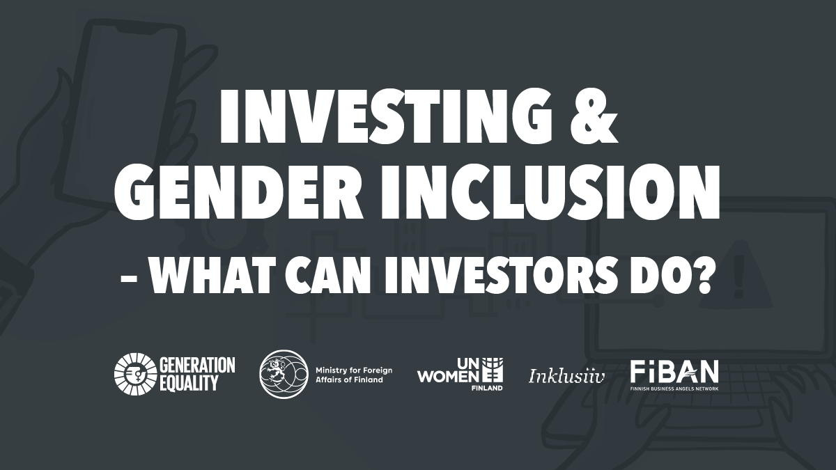 Ulkoministerio's tweet photo. In 2020, only 2.3% of VC funding went to women-led startups globally. How can investors promote gender inclusion? Join this Slush side event to discuss! Registration: https://t.co/CnZDyZSh3q
#GenerationEquality #EqualTech #Kaikkienteknologia #Slush2021 https://t.co/ktTV5X16Hm