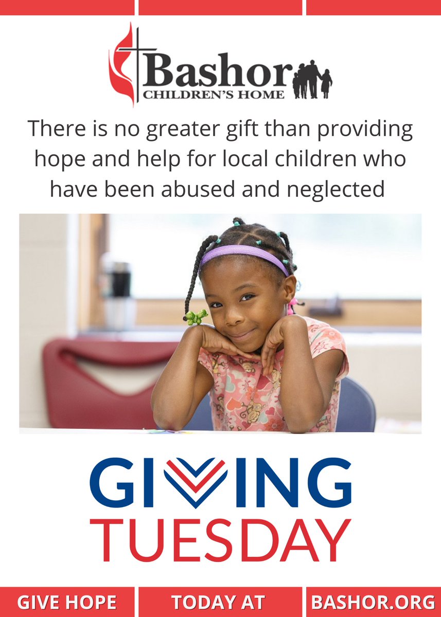 Bashor1922's tweet photo. Save the date!! Tomorrow is #GivingTuesday and you can make a real difference to local children and their families by giving to Bashor Children's Home at https://t.co/fvfN9vxtUk https://t.co/wbdsLpFDVN