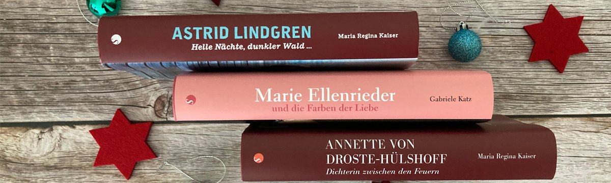 Suedverlag's tweet photo. Drei bezaubernde Romane über drei unglaublich starke Frauen: https://t.co/E3MkhNPTXu #südverlag #buchtipp #Weihnachten #weihnachtsgeschenk #Roman #astridlindgren #pippilangstrumpf #schweden #marieellenrieder #kunst #malerei #münchen #konstanz #annettevondrostehülshoff #gedichte https://t.co/PYHaqMkuo7