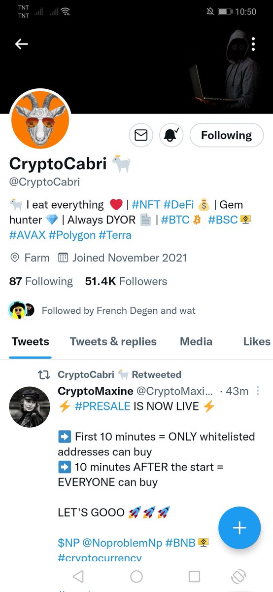 Itsme_Rhan's tweet photo. @kuyawat @FrenchDegen @CryptoCabri @CryptoRhum Done 💖 https://t.co/7mixlAdsaX