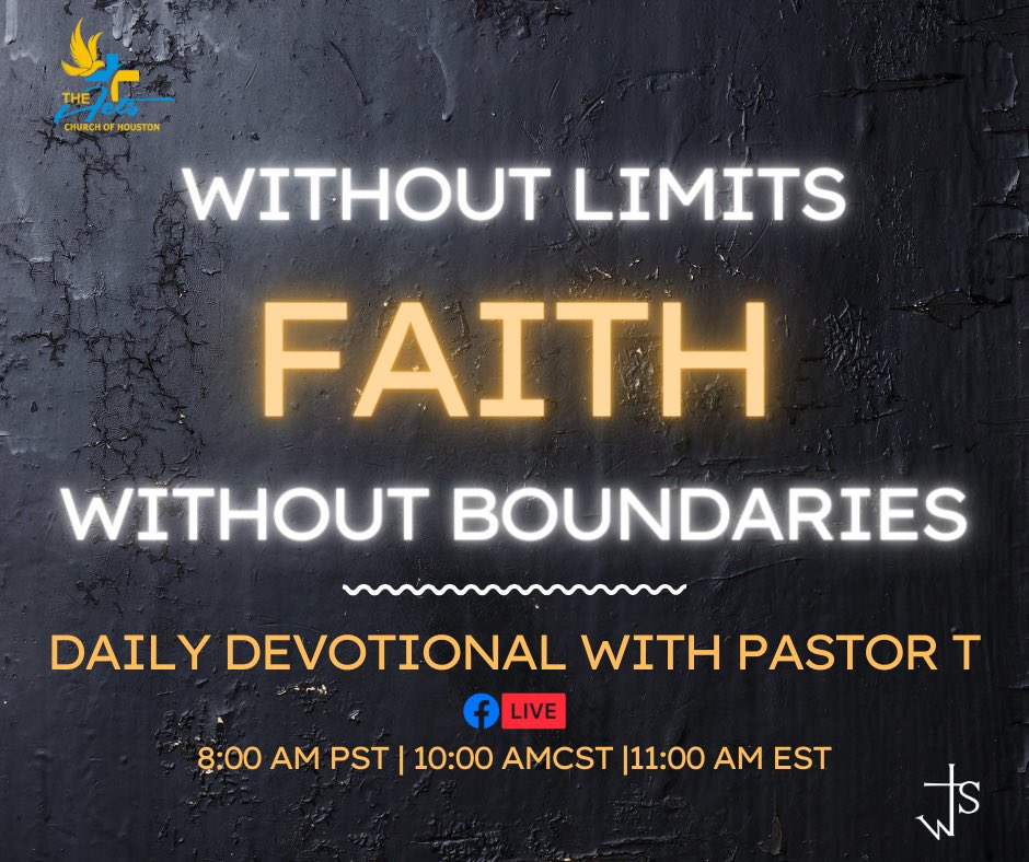 ActsHouston's tweet photo. Join me at 10AM CST on fb live @ W Terrell Snead II #Livestream  #word  #faith #nolimits #noboundaries #increase https://t.co/9EpVHmY5IA