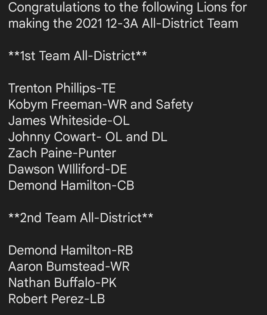 FootballKountze's tweet photo. Great Day to be a Lion!!! Hard work pays off!!! https://t.co/ROhIZf7Kao