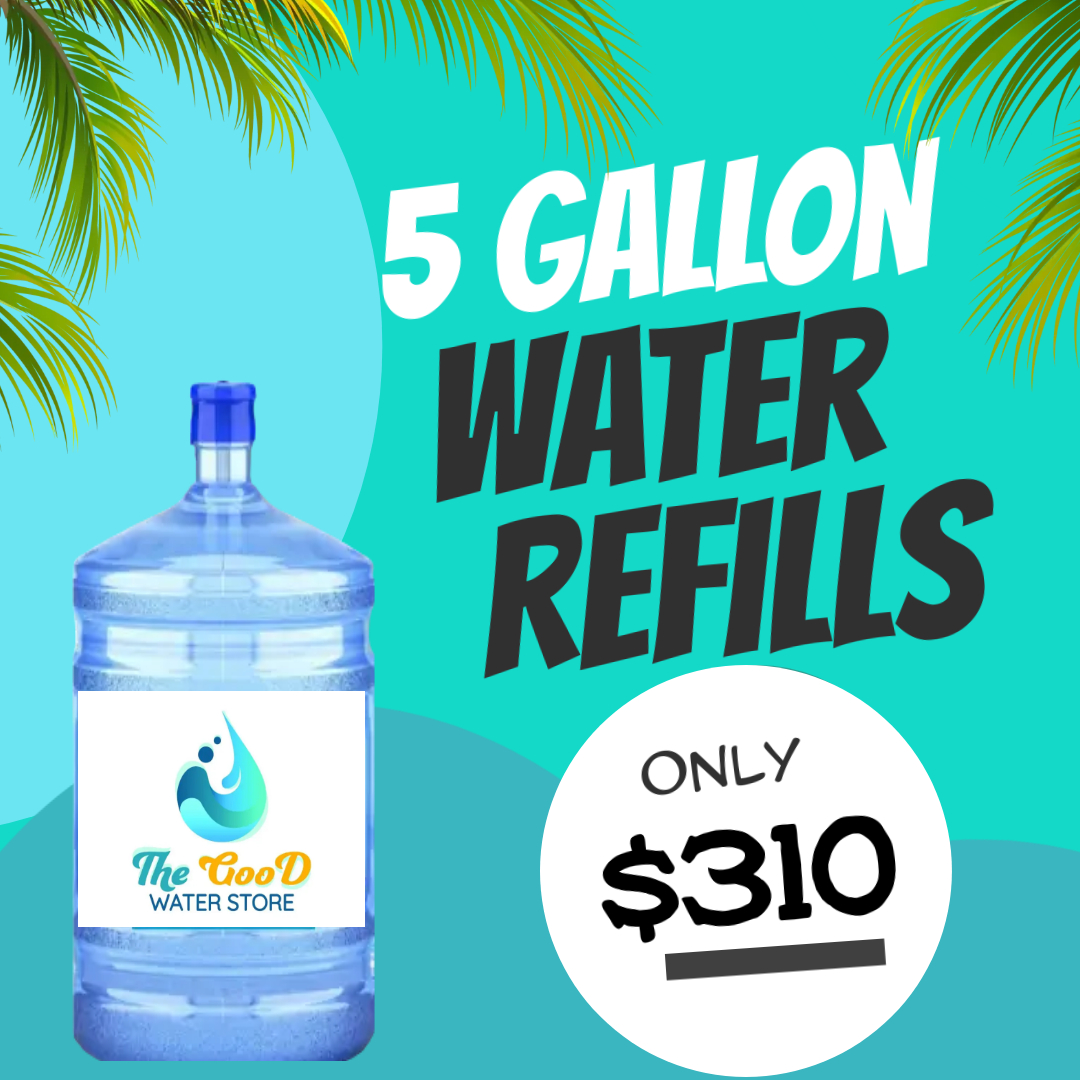 GoodWaterStore's tweet photo. Purified Water refills are only $310.00 for 5 gallon bottles. Call, text or whatsapp us today at 876-865-5761

#goodwaterdays
#goodwaterstore
#waterrefills
#stann
#stannsbay https://t.co/A74Hfs5Q2P