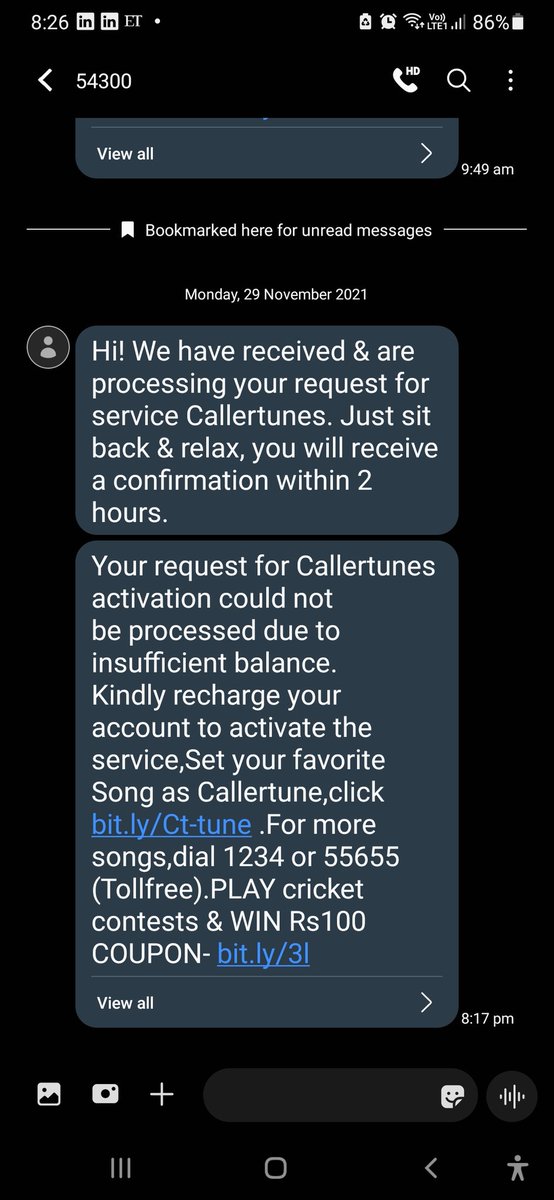sutapta's tweet photo. @ViCustomerCare who the hell keeps on receiving and processing such requests? I never ever in this life made such a request once. That's the prime reason I stopped reacharging any balance.this is highly unacceptable. https://t.co/zOQHSn5FVl