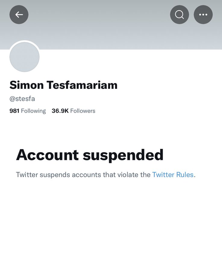 BenjaminNorton's tweet photo. More political censorship: Twitter suspended @STesfa and @HornOfAfricaHub, key voices speaking out about the US-backed war on Ethiopia

This censorship always goes in one direction: critics of the US gov't and imperialism are censored (while supporters are verified and promoted) https://t.co/1Gf2WbkO4S