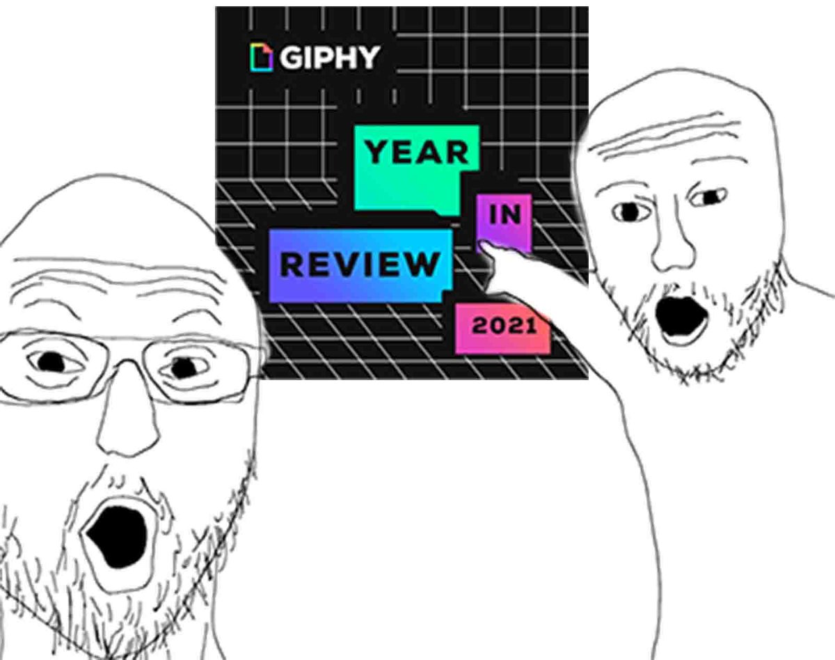 GIPHY's tweet photo. 🚨 omg it's HERE: GIPHY's annual Year in Review is live!! 🚨

Check out the best of the best from 2021 here ➡️https://t.co/6bmnVIfnr0 https://t.co/PfzuPM2hcQ