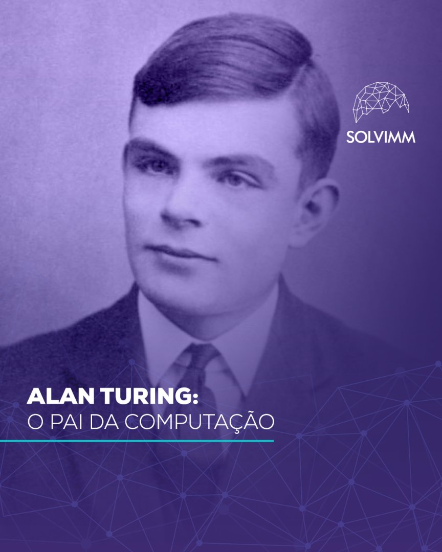 Solvimm_'s tweet photo. Matemático e cientista, Alan Turing revolucionou a área da tecnologia e computação. Contribuiu com estudos na área da biologia, testes sobre a inteligência artificial e ajudou a salvar milhões na Segunda Guerra. #solvimm #personalidades https://t.co/vcZCBvT7sX