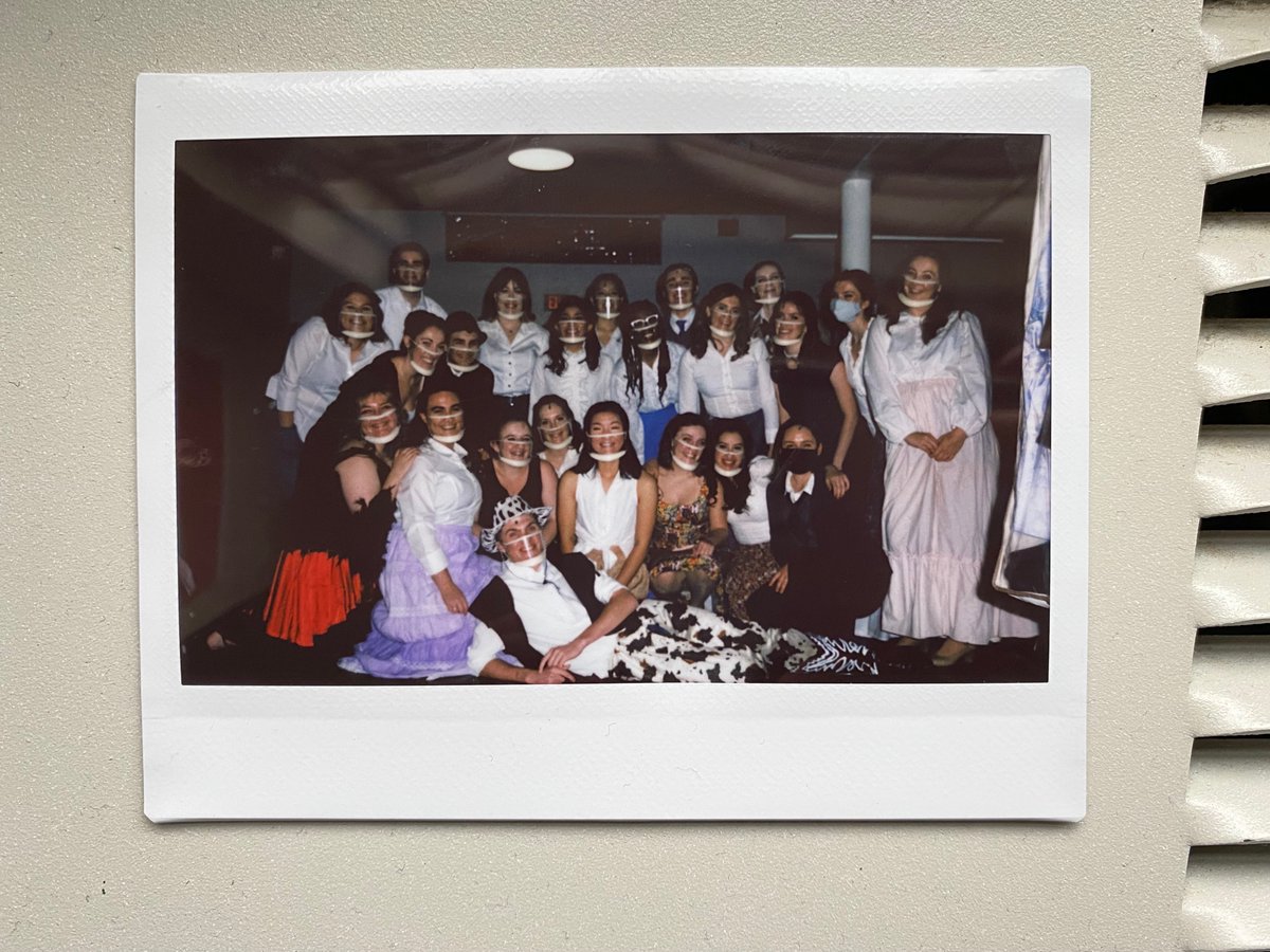 FYPlayers's tweet photo. One more round of CURTAINS pictures to celebrate the end of the year!!! To EVERYONE who worked on the show or came to see what we spent all semester creating, THANK YOU SO MUCH! We couldn't do what we do without you 🙂 Our Spring 2022 show announcement is coming VERY soon!! https://t.co/Iw5Sg0yfxM