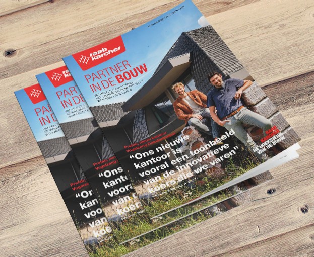 NIEUW! Partner in de Bouw
Vol trots presenteren wij weer een nieuwe editie van Partner in de Bouw, dit blad staat vol interessante interviews en product informatie!

Lees alle artikelen online: raabkarcher.nl/productnieuws

Lees alle artikelen ook op partnerindebouw.nl.