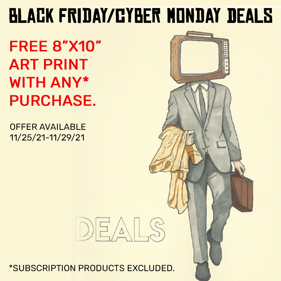 SnodgrassArt's tweet photo. Last chance to save on #ROTMC subscriptions and more! #bfcm #cybermonday #robots #artwork #toydesign #characterdesign #designertoy #arttoy https://t.co/eKsHMykRj0