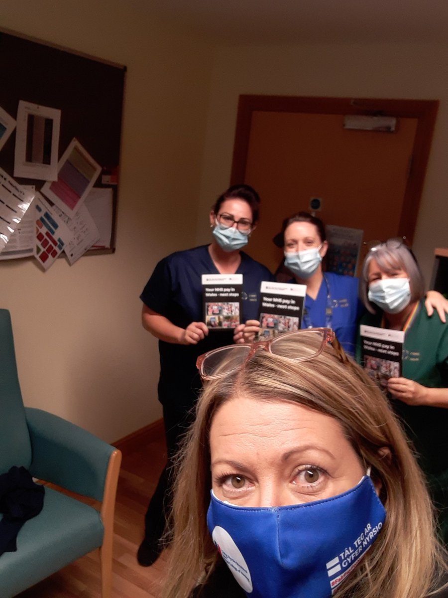 DavisJob's tweet photo. Last day of #FairPayForNursing and #RCNWales made it to primary care managed practice. https://t.co/j5dY85RsU5