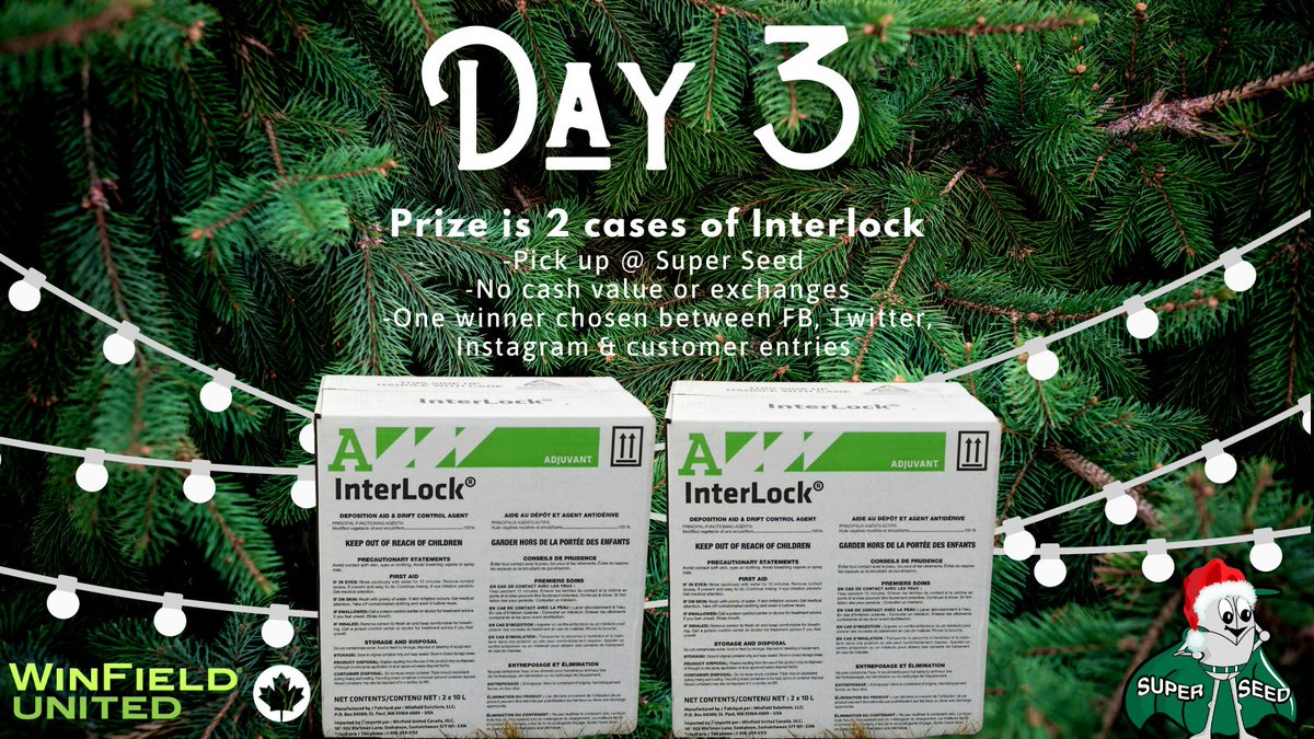 It's on all farmers wish list! Thanks <a href="/DorganBrooke/">Brooke Dorgan</a> with @WinFieldCanada for the great prize!

To win:
1) Follow us 
2) RT this post
3) 2021 customers get an automatic entry (RT is a bonus entry)

Contest ends Wednesday, December 1/2021 @ 9 am. Winner will be contacted that day.