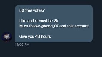 hailbeom_bear's tweet photo. 🗣 MOA'S !! I got a deal from @MAMA2021l 

I need to reach 
✅ 2K LIKES
✅ 2K RETWEETS 
✅ and must follow @MAMA2021l and @hedd_07 must drop your proofs below 👇🏻

PLEASE THIS IS FOR 50 VOTES MOA's WE NEED TO HELP EACH OTHER !! 50 FREE VOTES IS SO BIG, LET'S GET THIS !! FIGHTING ! https://t.co/QWwDZaREjP