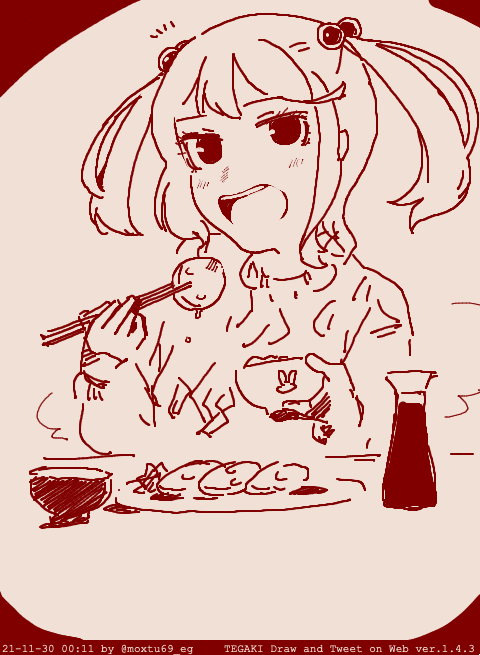 いい肉の事を考えていたらボロニアソーセージを輪切りにして焼いてショーユかけてかんたんな晩飯のおかずにしたくなってきて困りました(寝) #tegaki_dt 