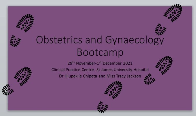 MedEdLeeds's tweet photo. Thank you to industry reps for supporting Module 1 in the 2nd Obstetrics and Gynaecology Bootcamp @LeedsHospitals, in particular Shabs and Victoria from @Ethicon, Marek and Francesca from @MediplusUrology and Julian from @_GedeonRichter https://t.co/s0YS1rPYRc