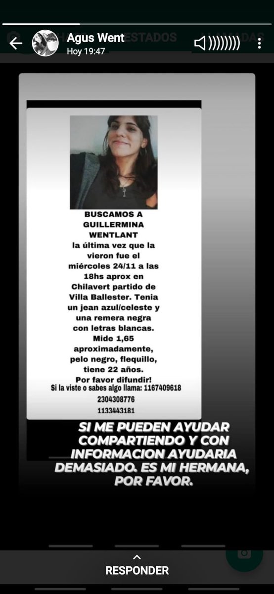 Por favor dar RT. Gracias