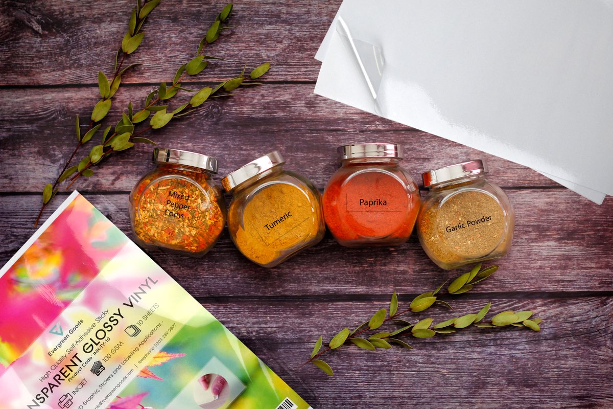 evergreengoods_'s tweet image. Spice up your life with our transparent glossy #vinyllabels! Suitable for Inkjet AND Laser printers.

Shop now👉 ow.ly/PeBV50GYpEI