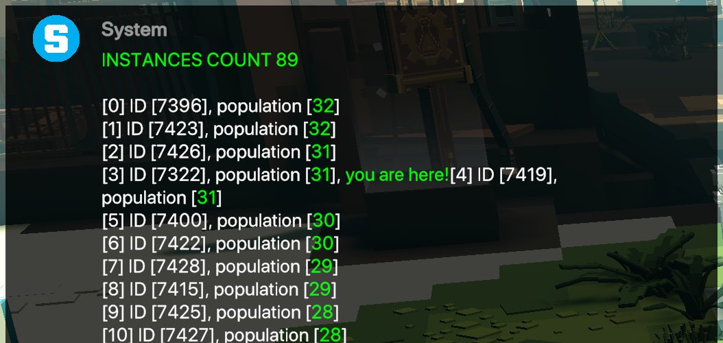 KamiSawZe's tweet photo. Oh hey @TuschayStudios @KodiZene @LukusIsRight 

Did you know you can type "/help" in @TheSandboxGame chat for a list of commands?

"/instances" shows all active serves and which one you're in.
"/join ####" will bring you to that instance so you can meet up with friends. https://t.co/MvpkKKbr8G