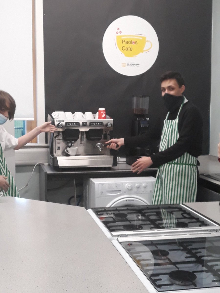 StPaulsCoffeeCo's tweet photo. Some pupils volunteered to be featured on our school newsletter, lookin' great guys! https://t.co/uYWYCkpsDD