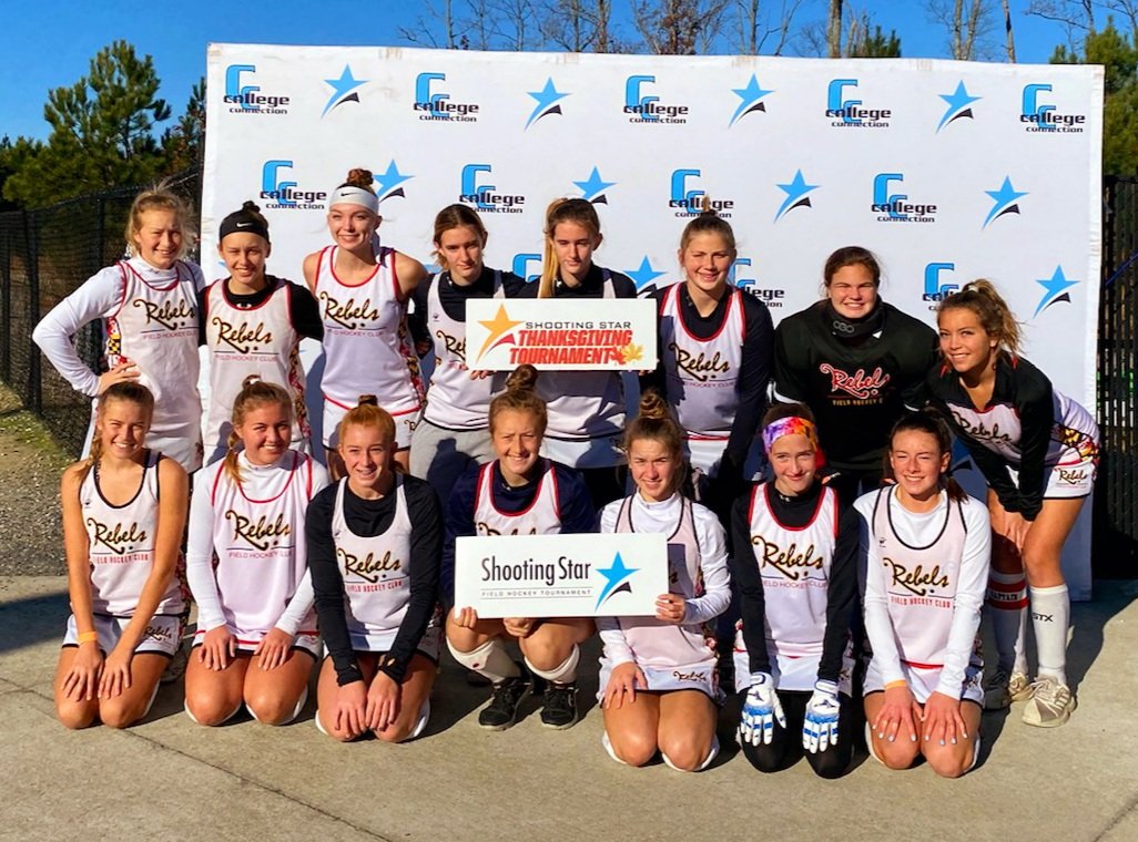 RebelsFHC's tweet photo. Exciting weekend for our U19 and U14 teams at Shooting Star.  The U14's came away as Champions of their section and U19's had a great weekend!  So proud of all our girls🏑❤💛🖤🏑
#SSTG2021 https://t.co/85uhBU3RHP