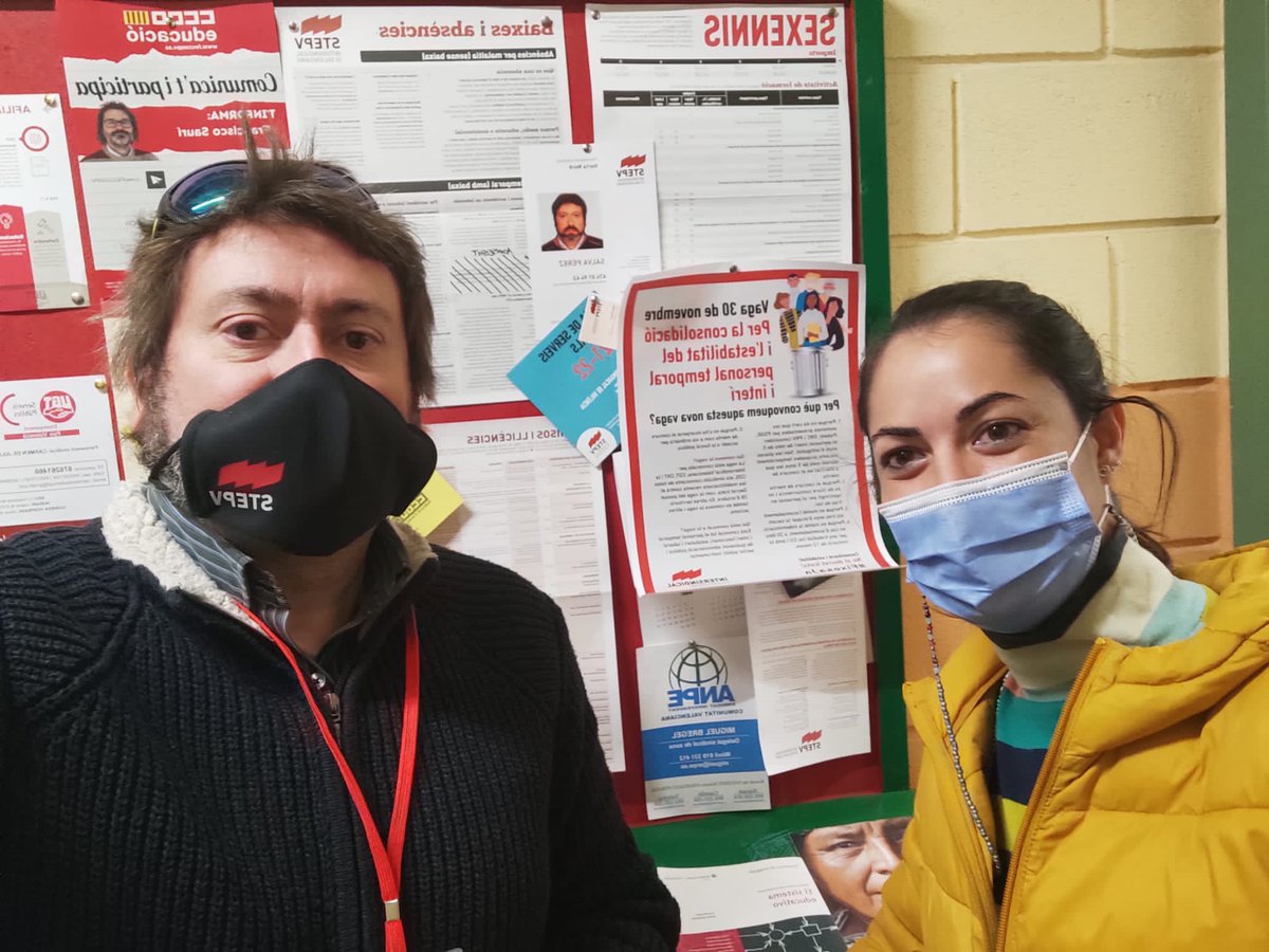 STEPV_Iv's tweet photo. Vaga #30N del personal temporal i interí de l'àmbit públic.

#FixesaJa

@ConfeIntersindi 
@IntersindicalV 
@STESIntersindic 
@USTECSTEs 
@ceppt2021 
@CoordLey 
@iv_stas 
@PrivadaStepv 
@stepvuv 
@stmintersindic1 
@sticsmanuel https://t.co/5PyjFPjzwb