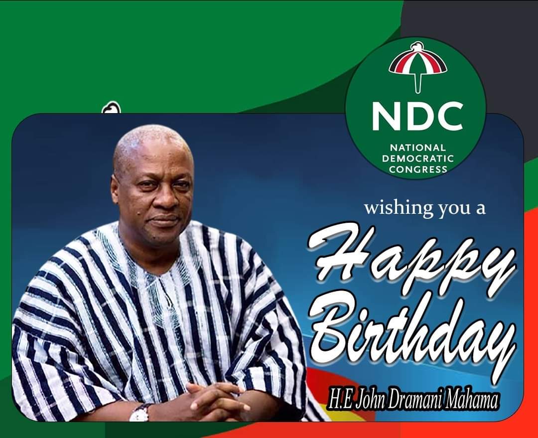 Happy 63rd Birthday to H.E John Dramani Mahama  