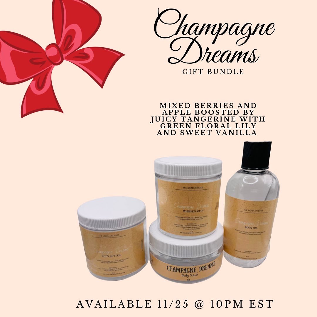 Aroma_Delights's tweet photo. Our Cyber Monday sale is live!
I create whipped soaps, body scrubs, body oils and more that will upgrade your self care routine. Shop small this season and get 30% off and discounted gift sets.
⠀
Shop https://t.co/duDT634B5b this holiday season https://t.co/gub1M3tOUr