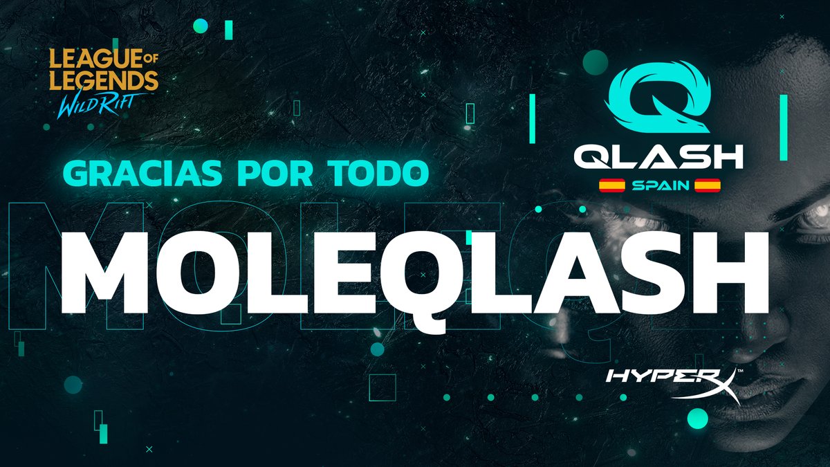 QLASH_Spain's tweet photo. Hoy nos toca despedirnos de nuestra segunda squad de @wildriftES, #MoleQLASH ¡Que se ha clasificado para los relegations de la #LigaSalvaje
🐉@Akiramaster_WR
🐉@samurizea
🐉@LaMariansita
🐉@Meeeejuto
🐉@Joselu_paradoxx
🐉@JoSeMaaxD
🐉@ZetaRiiuK
🐉@JesusGg78
¡Mucha suerte!🔥 https://t.co/zUFBUIqJGU