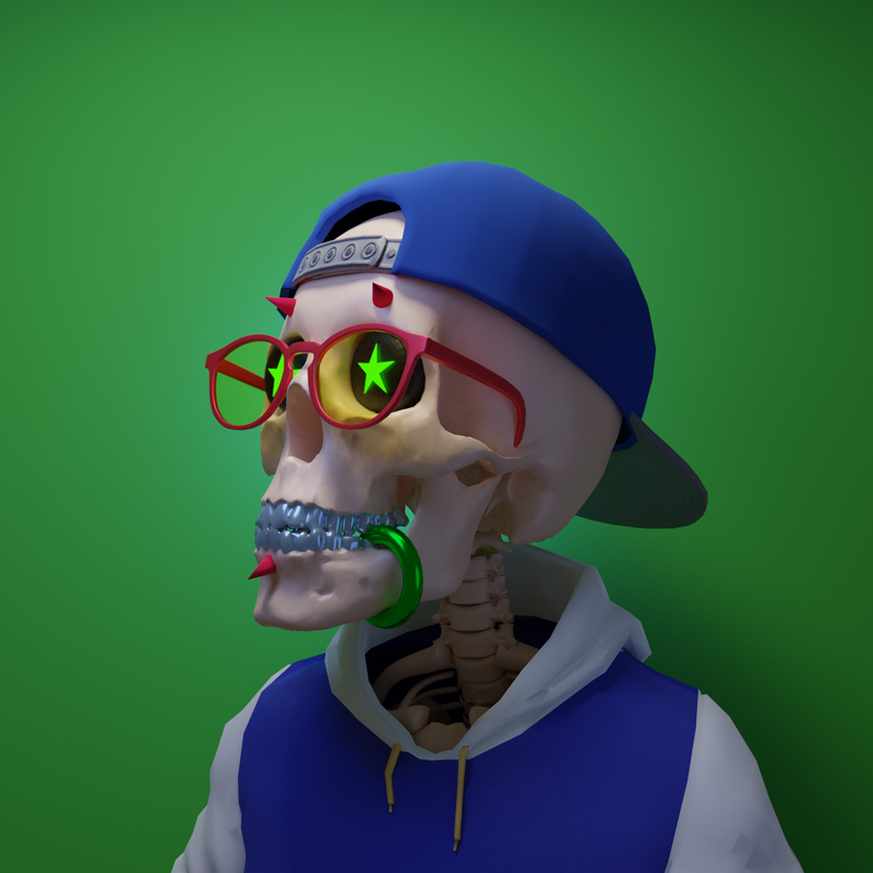 NEARSkull_Punk's tweet photo. Special giveaway 💀🔥
"3D SkullPunk #42", a collaborated artwork with 
@raniellenicdao
  
How-to-join:
💀Re-tweet this post
💀Be sure to follow this account
💀Tag 1 friend in the comment

Live draw in our discord.
#NEARSkull_punk
Winner will be announced on 11-30-2021 20:00 GMT+8 https://t.co/GJqescdrAS