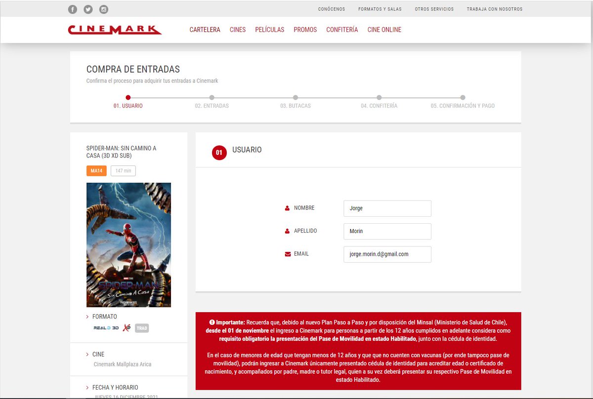 JorgeMorinD's tweet photo. Ahora sí te pasaste @CinemarkChile. Quitar la opción "ingresar" para que dejemos de hueiar? Mejor da la cara y manda alguna información oficial, o sólo sirven para tirar la talla? desde las 12 de anoche weiando y no han dicho nada! https://t.co/qWfO1u9T2B