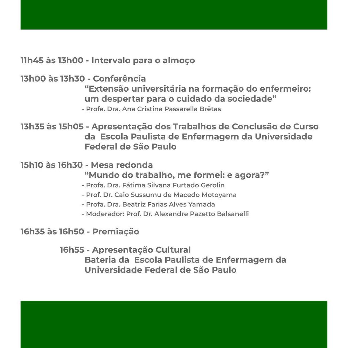 epenfermagem's tweet photo. Inscrições XX Exposição de Enfermagem! 

Acesse: 
https://t.co/Aj6gZCo7i8

As inscrições para o XX ExpoEnf acontecerão do dia 29/11/2021 à 10/12/2021. Participe! 

#epeunifesp #somosepe #epe #unifesp #somosunifesp #enfermagem #expoenf #XXExpoEnf https://t.co/OJrh6PO7Wg