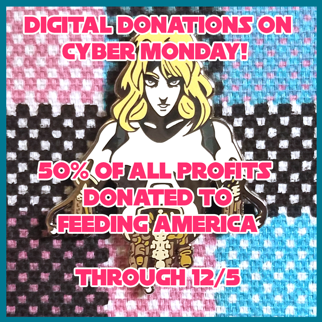 Cyber Monday is a great day to give back while getting yourself a little something
prettyokaypins.com