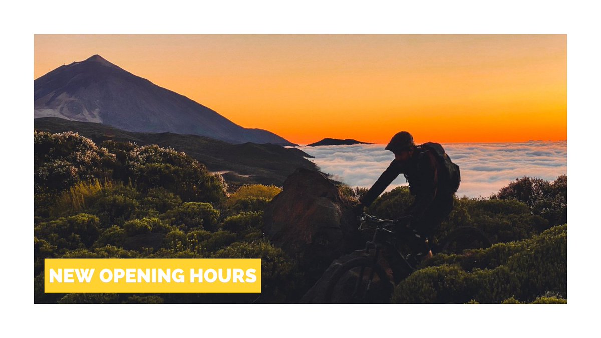 News about #Tenerife! Opening hours are changing: 

#FreeMotionLosCristianos 
Monday to Saturday: 9:00 - 12:00 / 15:00 - 18:00 
Sunday: 9:00 - 12:00 / 15:00 - 17:00 

#FreeMotionT3
Monday to Saturday: 9:00 - 12:00 / 15:00 - 18:00 
Sunday: 9:00 - 12:00 / 15:00 - 17:00