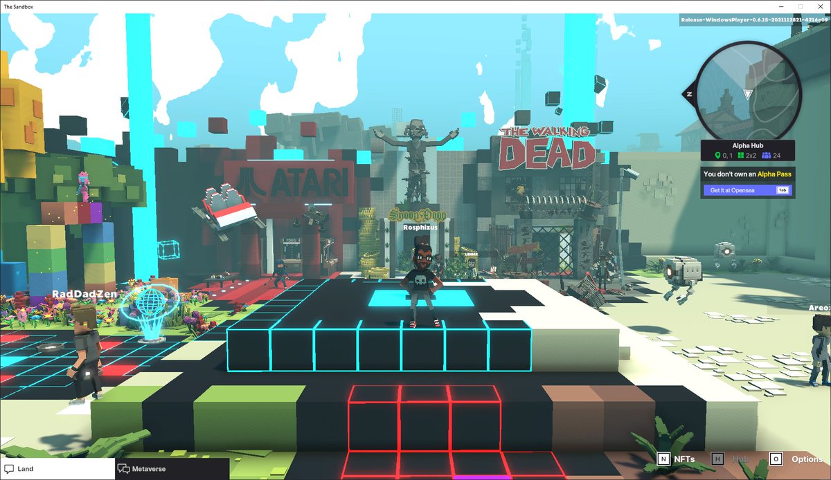 sandstormmeetup's tweet photo. Are you in the #Metaverse yet? 

@TheSandboxGame social hubs are a beautiful thing to behold.

Congratulations to the team on an great launch!

#TSB #TheSandbox #TheSandboxAlpha #SAND $SAND #NFTs #MetaverseGames #web3 https://t.co/fV85fEt0Nb