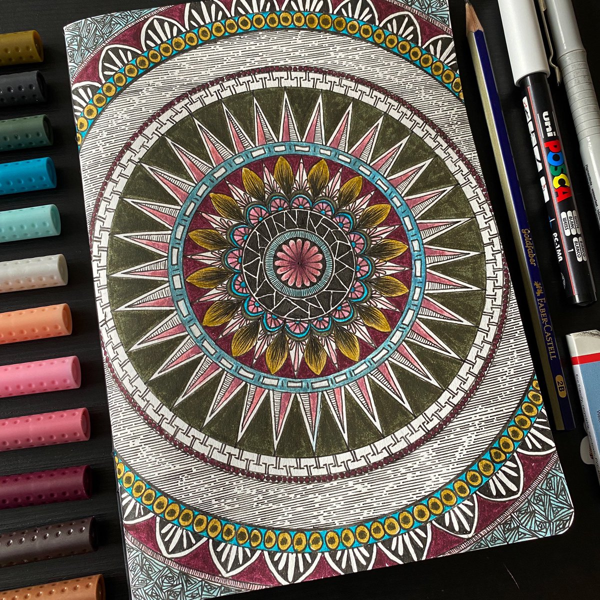 lucylocksart's tweet photo. November 2021 Scrawlrbox - ‘Creating Calm’ 

I really enjoyed this box. Did you? 

Video up on my YouTube! 
•
@scrawlrbox 
@bruynzeel_holland 
@posca_uk 
@fabercastellglobal 
•
•
YouTube: https://t.co/WqhHblrQcU 
•
•
#scrawlr #scrawlrchallenge #artchallenge  #creatingcalm https://t.co/OMw00k1hlI