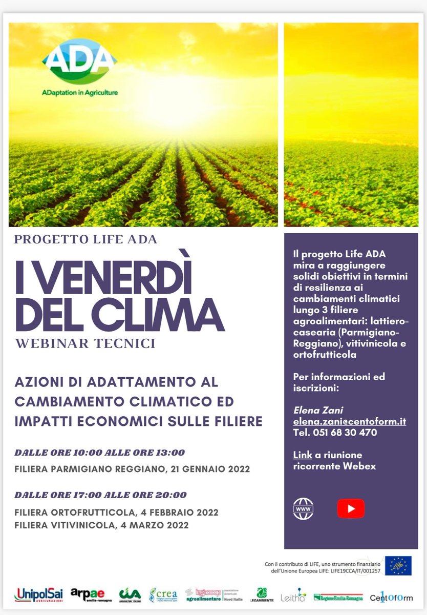 CristianMaretti's tweet photo. venerdì 3 dic ore 17 #LIFEADA
Gestione del rischio in agric. protezione del reddito e strumenti assicurativi
Dt Mauro Serra Bellini del MIPAAF
Dt Camillo Zaccarini-ISMEA
Dt Giuseppe Todeschini-Reg ER
Dt Ivano Oggioni-UnipolSai
https://t.co/Xifdzah9Hk
https://t.co/R7r32OGz0V https://t.co/gUjYx92WGk