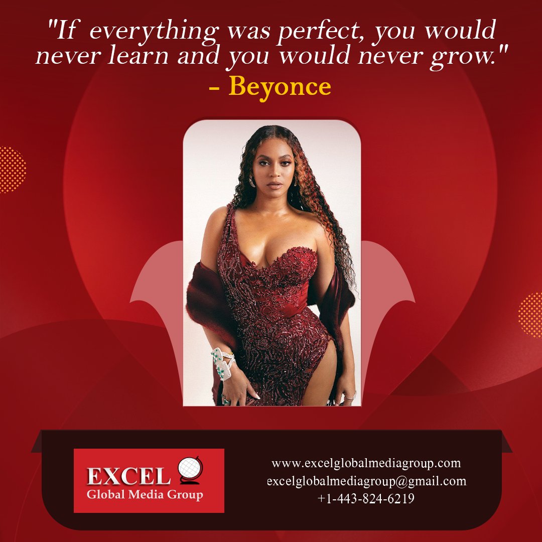excelmediagrp's tweet photo. 𝗦𝗼𝗺𝗲 𝗪𝗶𝘀𝗲 𝗪𝗼𝗿𝗱𝘀 𝘀𝗮𝗶𝗱 𝗕𝘆 - 𝐁𝐞𝐲𝐨𝐧𝐜𝐞
.
.
#excelglobalmediagroup #inspiration #icon #motivation #quoteoftheday #greatquotes #thoughtfulquotes #insightfulquotes #beyonce https://t.co/dzcN44mgSh