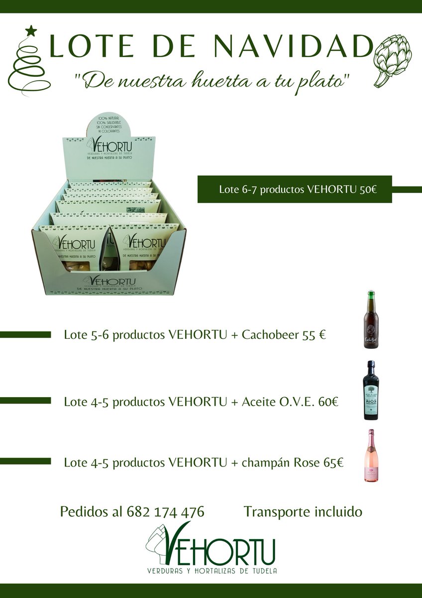 vehortu's tweet photo. 🎄 ¿Cansados de las Cestas de #Navidad Tradicionales?
_Diferénciate con Nosotros_
🎁 ¡Regálalo o Regálatelo!
https://t.co/Q4sXYk4qgp
≈ De Nuestra Huerta 👨‍🌾 A Su Plato ≈
#VerdurasdeNavarra #Vehortu https://t.co/qtPl1bT27L
