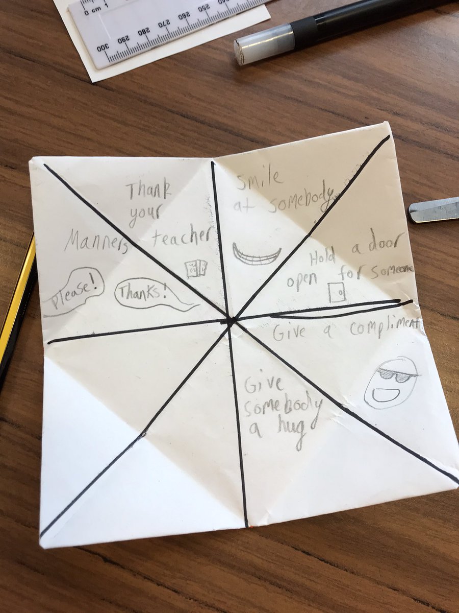 corstorphineps's tweet photo. Acts of kindness fortune tellers from P7B today #5daysofkindness #onekindword https://t.co/bNcsBPy18w