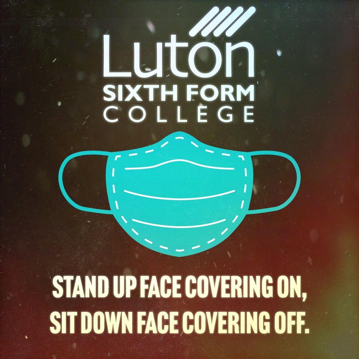 LutonSixthForm's tweet photo. IMPORTANT UPDATE📢

In response to the Omicron variant of Covid-19, as of tomorrow- Tuesday 30th November, ALL staff, students &amp; visitors will be required to wear a face covering when moving around the building.

Keep yourself, your college and your community safe.

Thank you. https://t.co/9kMaqJwiSJ