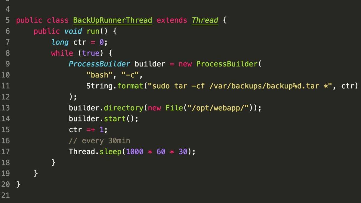 SonarSource's tweet image. Can you spot the vulnerability? #codeadvent2021 #java

Backup scripts hate this simple trick!