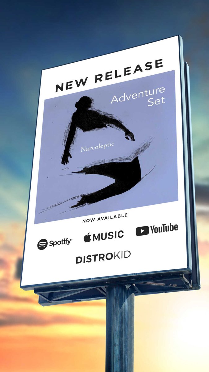 AdventureSet's tweet image. Our new single, NARCOLEPTIC is out. Streaming everywhere.